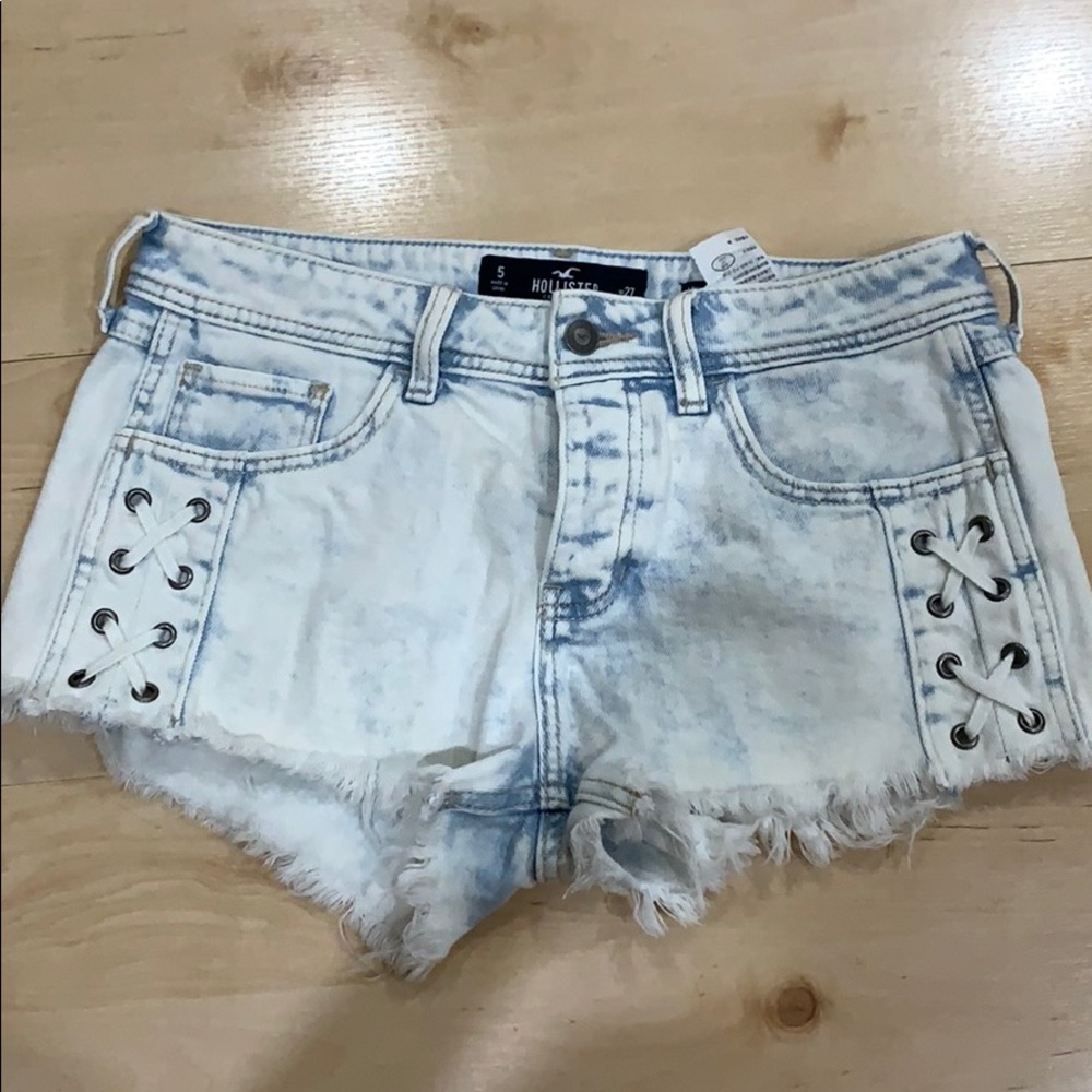 hollister denim shorts